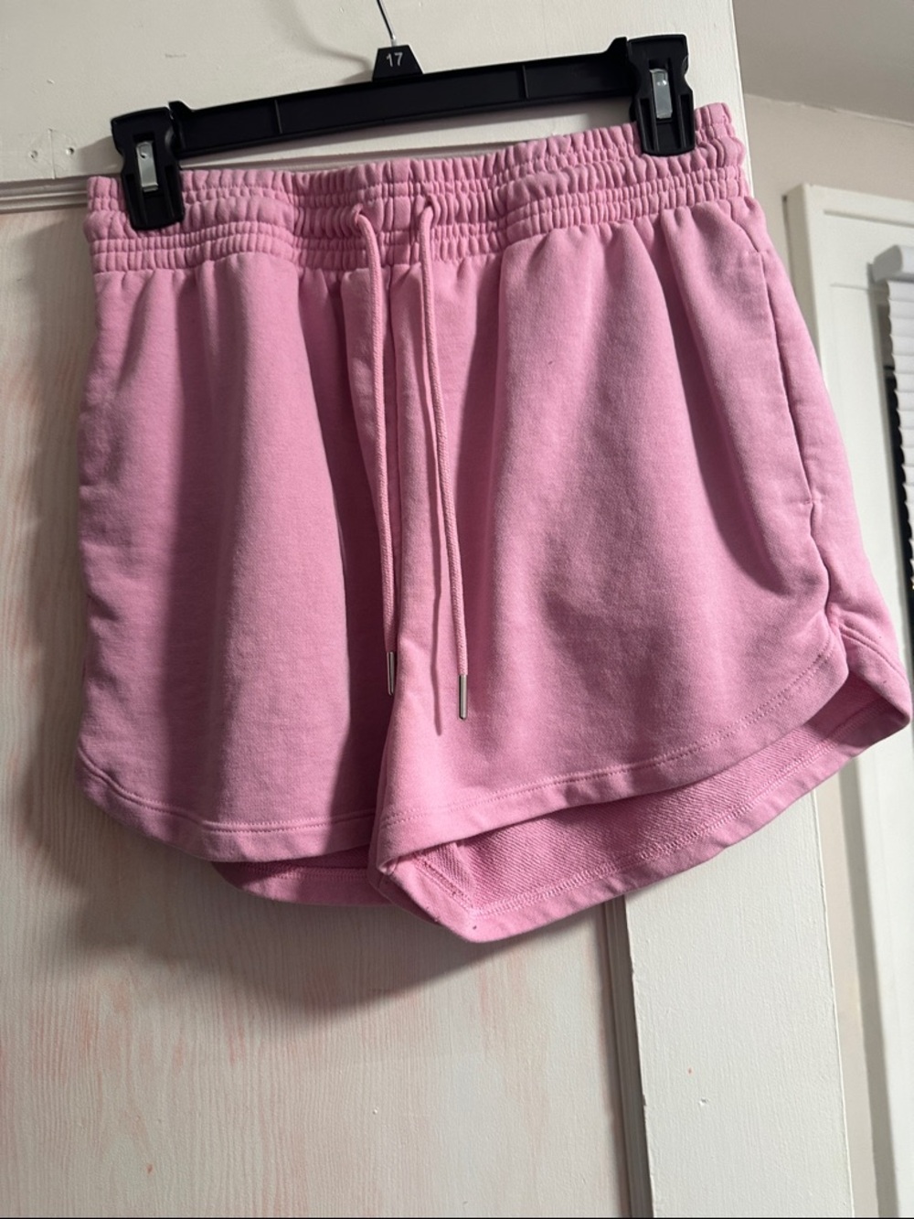 H&M Light Pink Athletic Drawstring Shorts